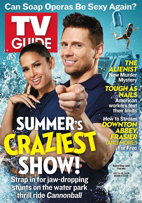 Tv guide magazine - Apr 2, 2013 · In our very first issue, TV Guide Magazine polled the top names in TV — including Ed Sullivan, Milton Berle, Jackie Gleason and Sid Caesar — on what the new medium had taught them. "TV is a ... 